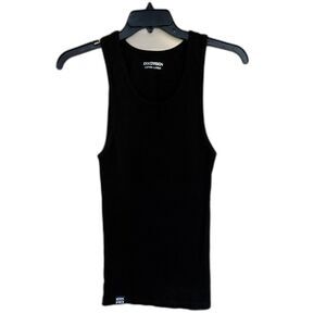 Ekkovision Ribbed Gym Tank Top Black Core Beater XL
